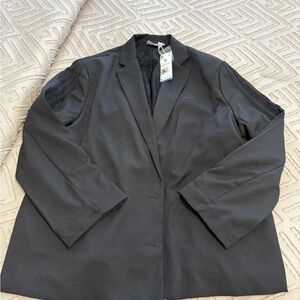 Adidas Black Oversized Blazer